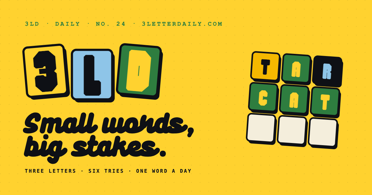 3 Letter Daily cover